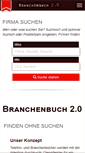 Mobile Screenshot of branchenbuch20.de