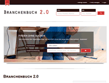 Tablet Screenshot of branchenbuch20.de